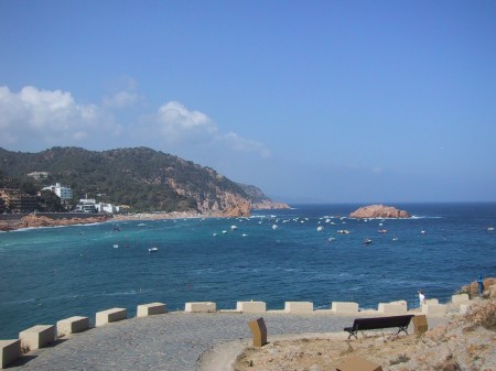 View from the old town of Tossa de Mar